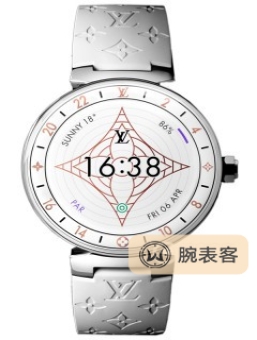 路易·威登智能腕表Tambour Horizon Monogram White智能腕表