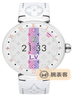 路易·威登智能腕表Tambour Horizon白色陶瓷智能腕表